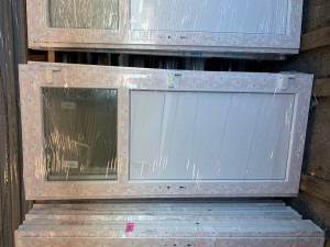 PVC doors 97x209cm with thermal window